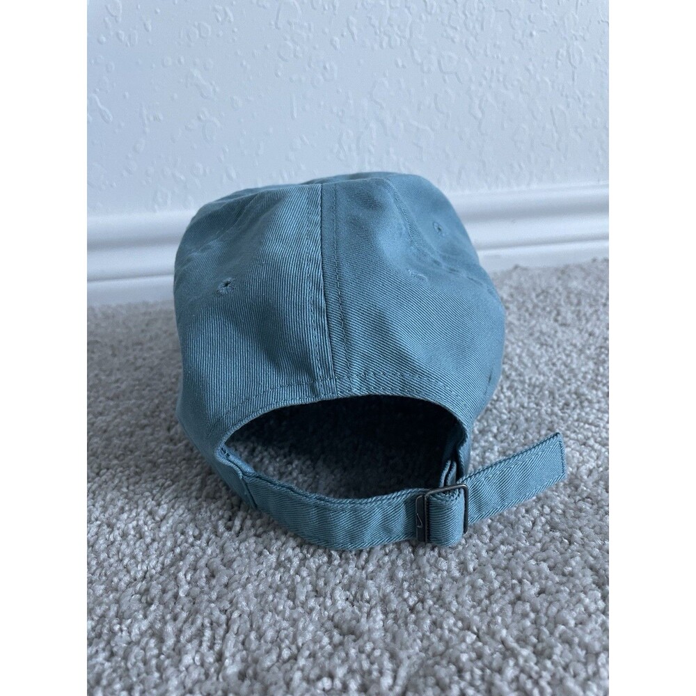 Nike Hat Cap Strapback OSFM Blue Adjustable Swoosh Nike Cotton Size1 Heritage 86 - Picture 4 of 6